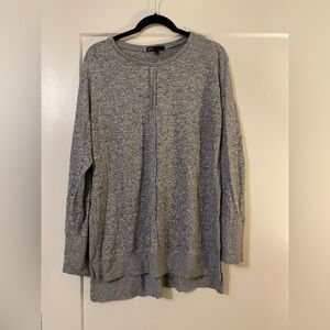 Gibson grey marbles tunic sweater